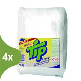   Tip Kombi Professional 4kg - Fertőtlenítő kézi mosogatópor, kiváló zsíroldó hatással (Karton - 4 db)