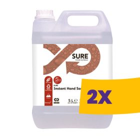   SURE Instant Hand Sanitizer Alkoholmentes kézfertőtlenítő friss illattal 5L (Karton - 2db)
