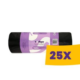   T-Depo szemeteszsák 160L - 80*120cm extra erős 10db/tek (Karton - 25 tek)