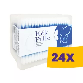   Kék Pille dobozos fültisztító pálcika 200db (Karton - 24 csomag)