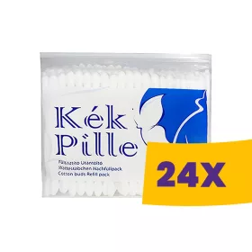   Kék Pille fültisztító pálcika utántöltő 200db (Karton - 24 csomag)