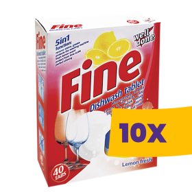   Well Done Fine 5in1 mosogatógép tabletta 40db (Karton - 10 cs)