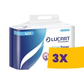   Lucart Strong 3.24 hosszú WC papír, hófehér - 3 rétegű 24 tekercses (Karton - 3 csg)