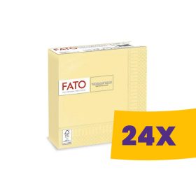   FATO Smart Table pezsgő színű szalvéta, 33x33cm, 2 rétegű 50 lapos (Karton - 24 csomag)