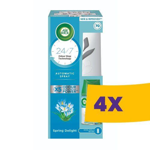 Air Wick Freshmatic készülék + 1db utántöltő Tavaszi Szellő (Karton - 4 db)