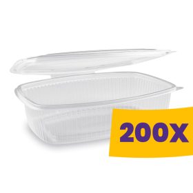   Egybefedeles doboz - mikrózható szögletes PP 1500ml (Karton - 200 db)