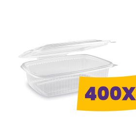   Egybefedeles doboz - mikrózható szögletes PP 750ml (Karton - 400 db)