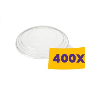   Papír salátás tál tető 500ml-750ml tálhoz - PET 145mm (Karton - 400 db)
