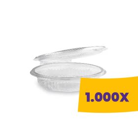   Szószos ovális tál egybefedeles - PET 80ml (Karton - 1000 db)