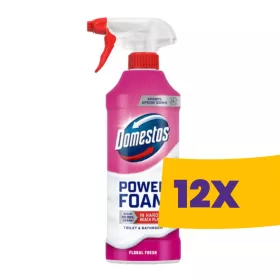   Domestos Power Foam WC és fürdőszoba tisztító hab Floral Fresh 435ml (Karton - 12 db)
