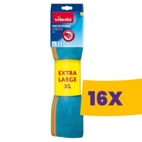   Vileda Colors mikroszálas törlőkendő 4 db-os (Karton - 16 csg)