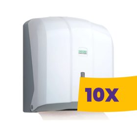   Vialli zárható hajtogatott kéztörlő adagoló fehér 400 lapos (Karton - 10 db)