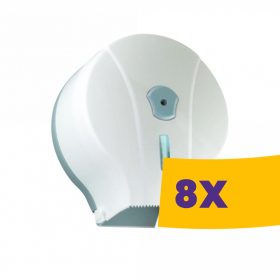   Vialli zárható toalettpapír adagoló fehér 19cm átm. (Karton - 8 db)