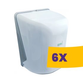  Vialli Maxi zárható belsőmagos kéztörlő adagoló fehér 19cm átm. (Karton - 6 db)