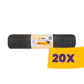   T-Depo Húzózáras szemeteszsák 135L - 70*110cm 10db/tek (Karton - 20 tek)