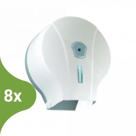   Vialli zárható toalettpapír adagoló fehér 19cm átm. (Karton - 8 db)