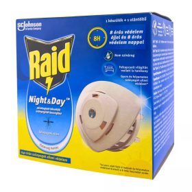   Raid Night & Day 240 órás szúnyogirtó párologtató készülék + 1db utántöltő