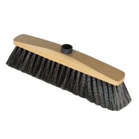   20 x Seprűfej fa alappal és természetes sörtékkel 30cm-es - YORK - CLEAN HOUSE