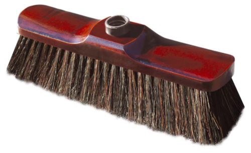 20 x Seprűfej fa alappal, természetes sörtékkel 28cm-es LUX - YORK - CLEAN HOUSE