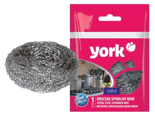 300 x Acél súroló dörzsi MINI 1 db - YORK