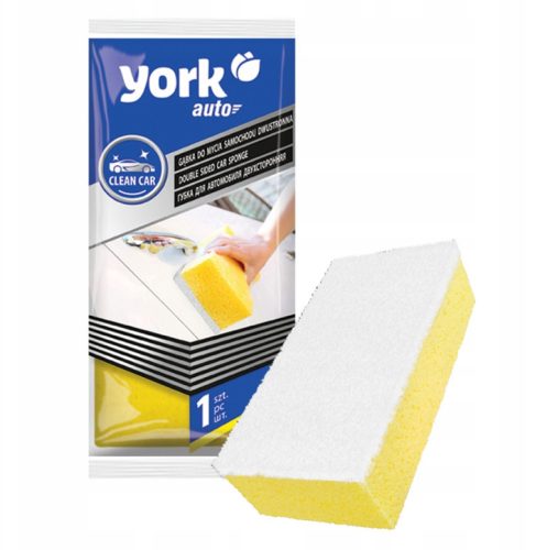 Kétoldalas autómosó szivacs - YORK x 30
