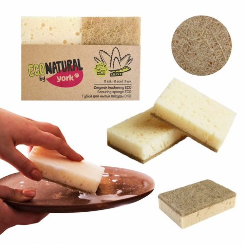 28 x Súrolószivacs természetes anyagokból 2 db - YORK ECO NATURAL
