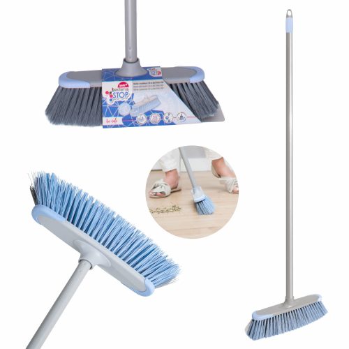 24 x Antibakteriális seprű 120cm-es nyéllel BACTERIA STOP - YORK - CLEAN HOUSE