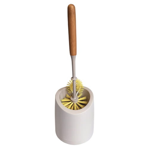 8 x Környezetbarát WC kefe tartóval BAMBOO - YORK ECO NATURAL