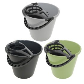   24 x Kerek vödör csavaróval 10 literes 1db - YORK - Clean House