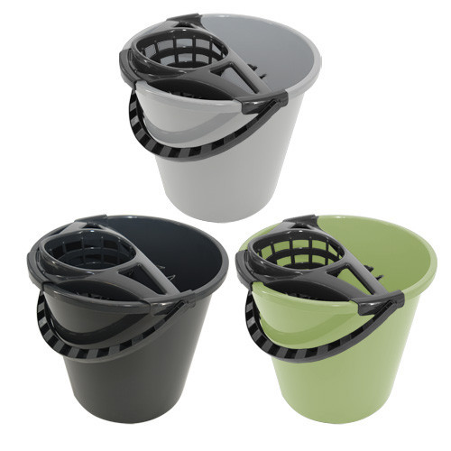24 x Kerek vödör csavaróval 10 literes 1db - YORK - Clean House