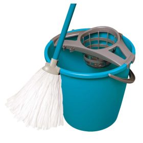  36 x Felmosó szett 10 literes kerek vödörrel - YORK - Clean House