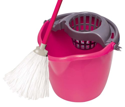30 x Felmosó szett 12 literes kerek vödörrel - YORK - Clean House