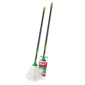   20 x Pamut MOP fej erős teleszkópos nyéllel (150 cm) - YORK - CLEAN HOUSE