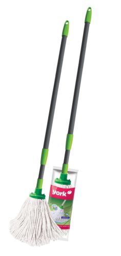 20 x Pamut MOP fej erős teleszkópos nyéllel (150 cm) - YORK - CLEAN HOUSE