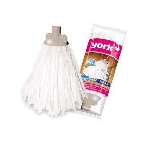  18 x Szintetikus MOP fej fehér 1db MAXI - YORK - CLEAN HOUSE
