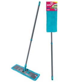   24 x Lapos felmosó mop és 120cm-es teleszkópos nyél CLASSIC - YORK - CLEAN HOUSE