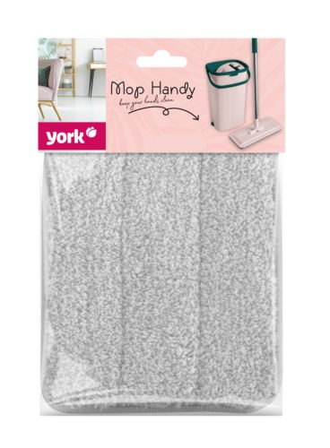 30 x Felmosófej lapos/mikroszálas mophoz tépőzárral 1db - YORK HANDY - CLEAN HOUSE