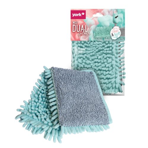 24 x Mikroszálas tartalék mop fej (utántöltő) 1db  DUAL SPLASH SPRAY MOP -  YORK - CLEAN HOUSE