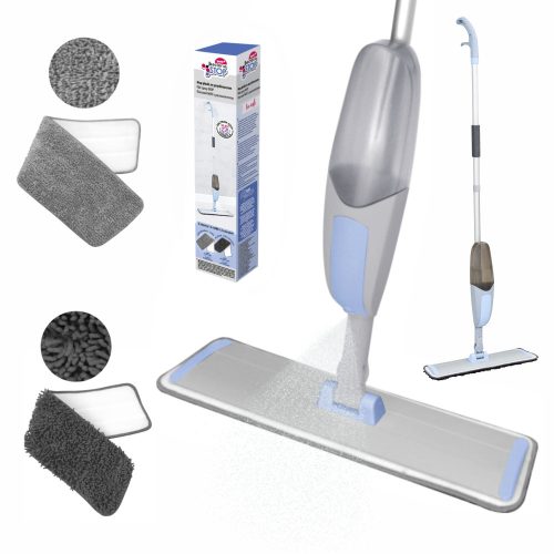 6 x Lapos felmosó MOP permetezővel padlótisztításhoz - YORK - BACTERIA STOP - CLEAN HOUSE