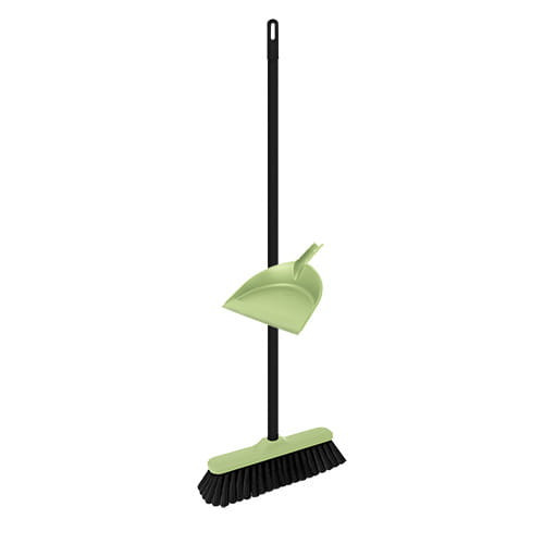 12 x Partvis 120cm-es nyéllel és szemeteslapáttal újrahasznosított anyagból TANDEM - YORK - CLEAN HOUSE