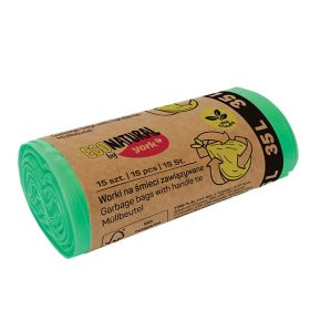   35 x Környezetbarát szemeteszsákok 35L / 15 db. - YORK ECO NATURAL