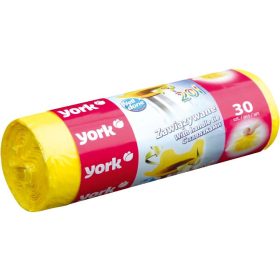   Köthető füles szemeteszsákok  20 liter / 30db - YORK - CLEAN HOUSE