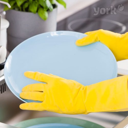 Latex háztartási kesztyű S 1 pár - YORK - CLEAN HOUSE
