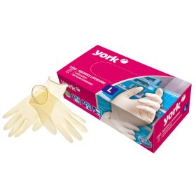 10 x Latex kesztyű  L  100db - YORK - CLEAN HOUSE