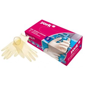 10 x Latex kesztyű  S  100db - YORK - CLEAN HOUSE