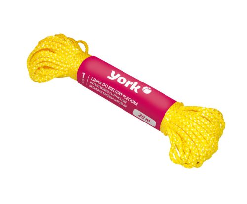 60 x Fonott ruhaszárító kötél 20m - YORK - WELL-KEPT WARDOBE
