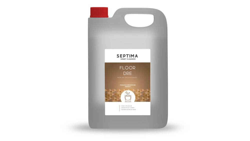 Felmosó és ápoló szer fa padlókhoz 5L Septima Floor Dre