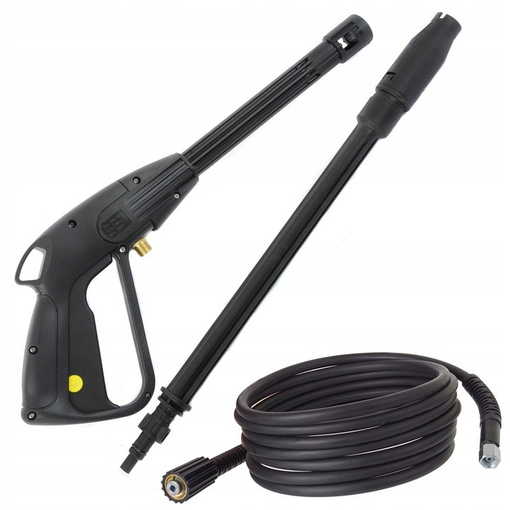 Magasnyomású pisztoly lándzsával és állítható fúvókával, 5 méter tömlővel Karcher K sorozatú mosókhoz M22(14mm) - M14 belső menet