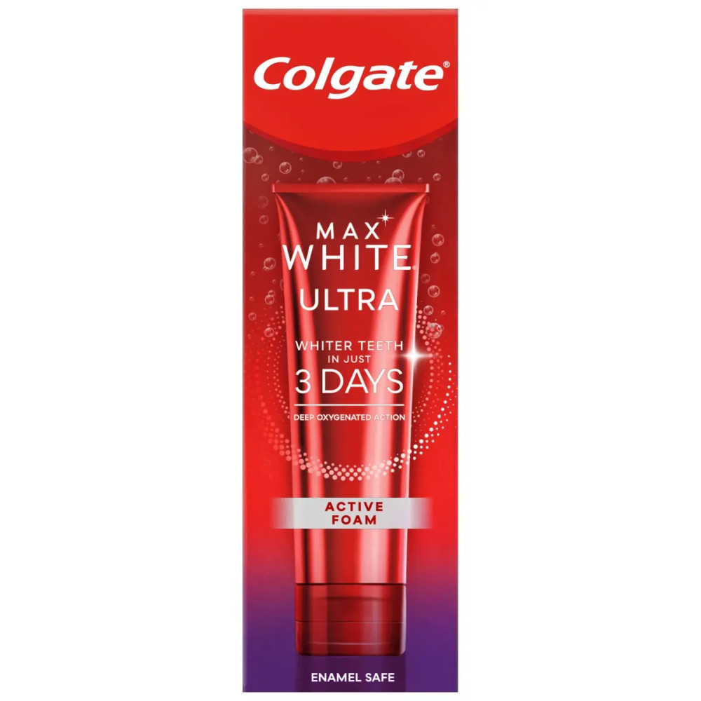 Colgate Max White Ultra Active Foam fogfehérítő fogkrém 50ml