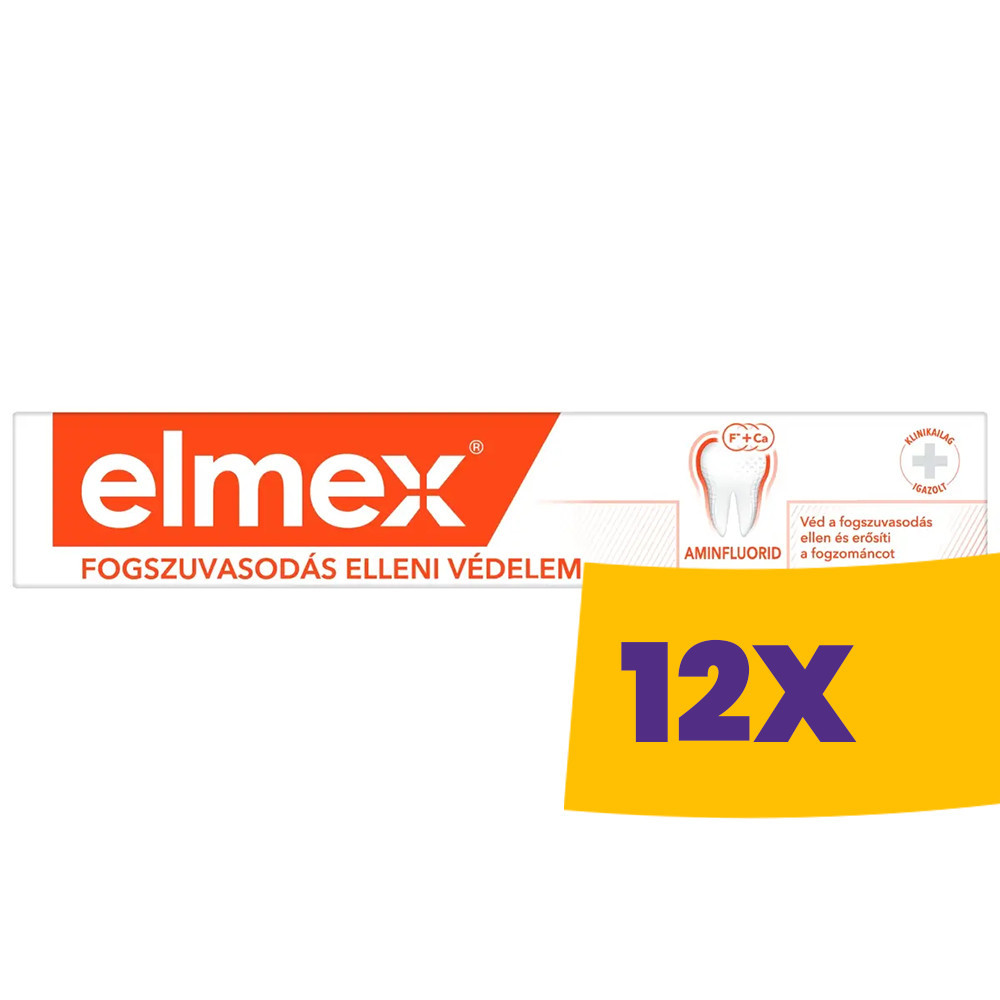 Elmex fogszuvasodás elleni fogkrém 75ml (Karton - 12 db)